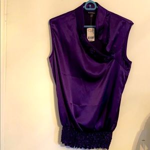 Le Chateau Deep Violet Blouse